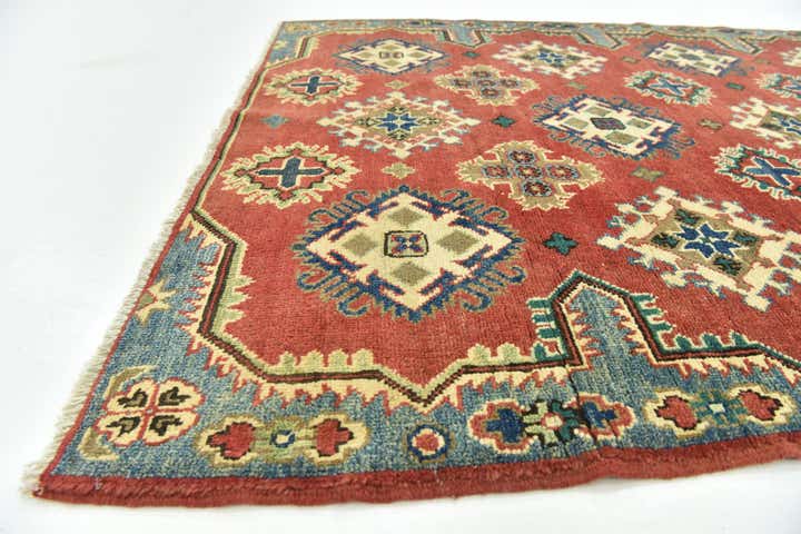4' x 6' Hand Knotted Kazak Rug
