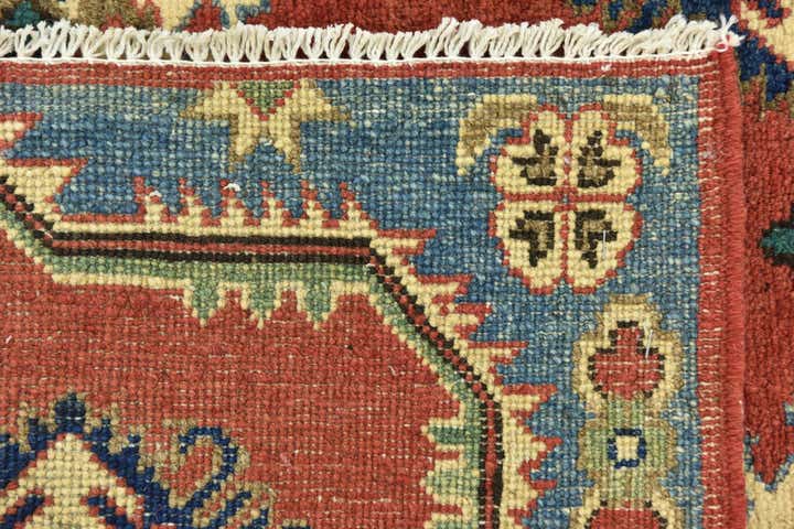 4' x 6' Hand Knotted Kazak Rug