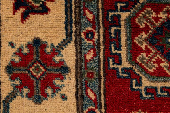 3' 4 x 5' 2 Hand Knotted Kazak Rug