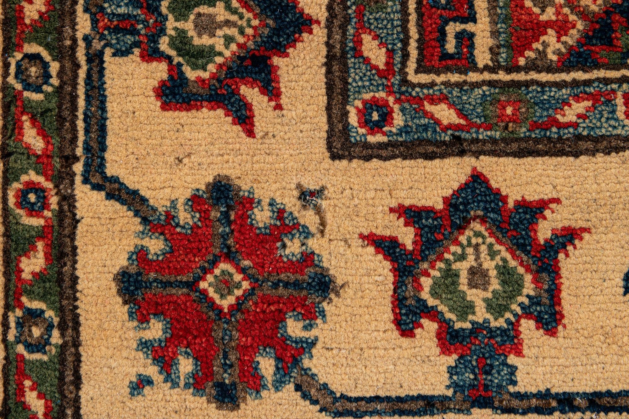 3' 4 x 5' 2 Hand Knotted Kazak Rug