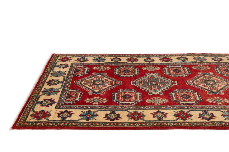 Detail image of 3' 4 x 5' 2 Hand Knotted Kazak Rug