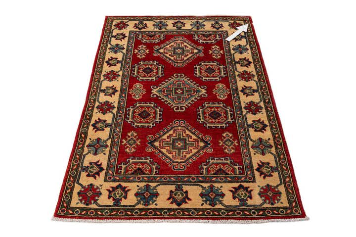 3' 4 x 5' 2 Hand Knotted Kazak Rug