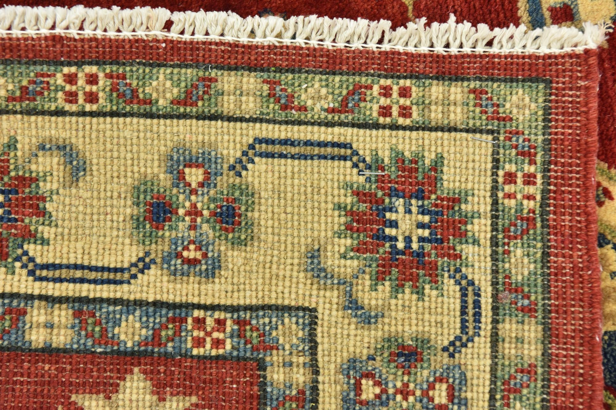 3' 4 x 5' Hand Knotted Kazak Rug