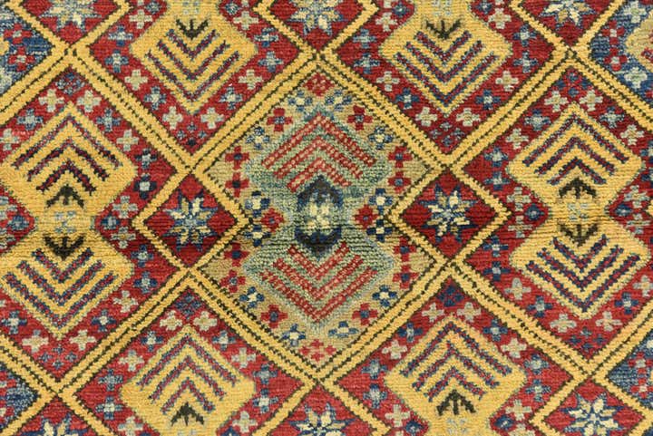3' 5 x 5' Hand Knotted Kazak Rug