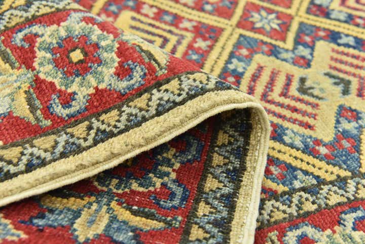 3' 5 x 5' Hand Knotted Kazak Rug