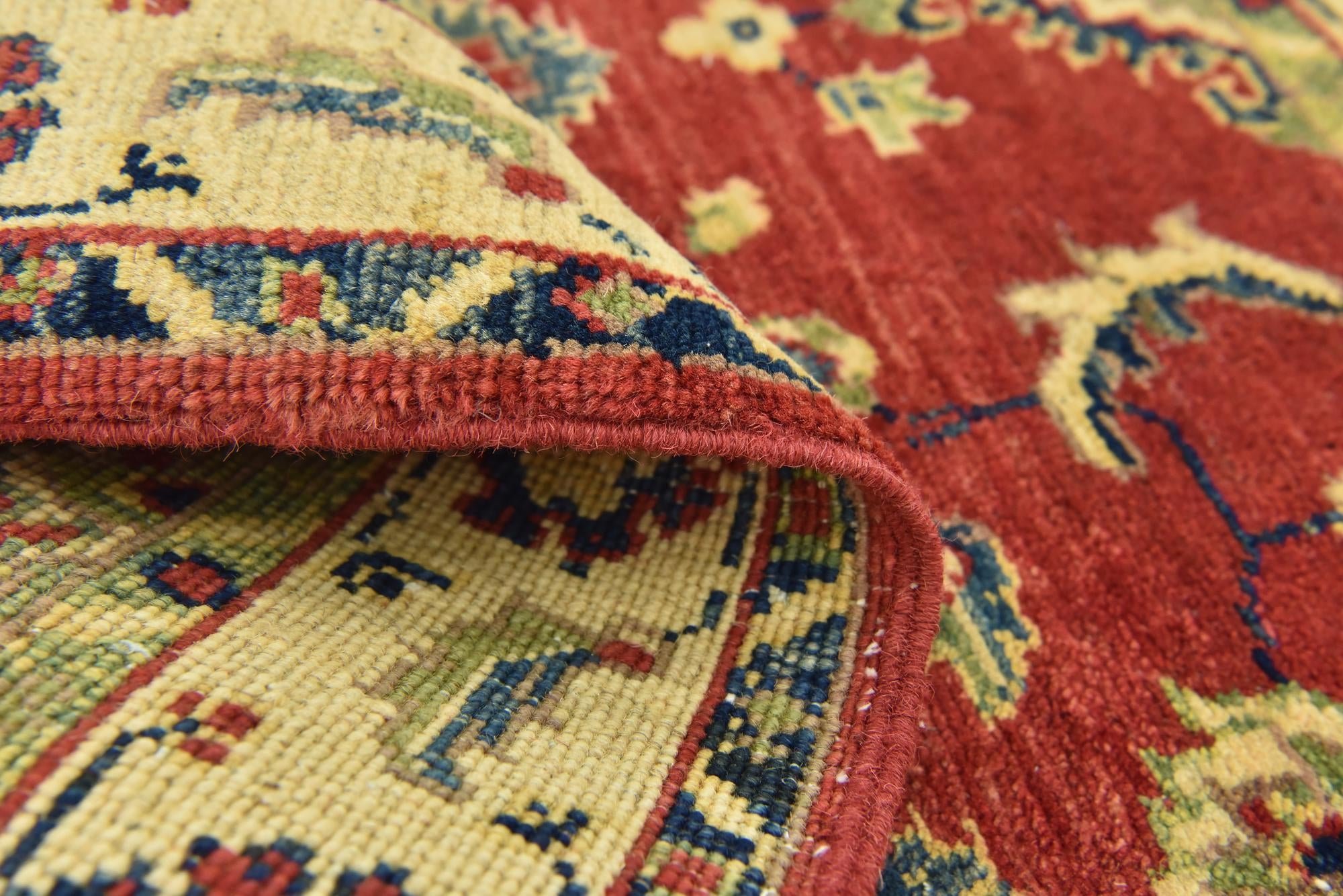 2' 9 x 4' Hand Knotted Kazak Rug