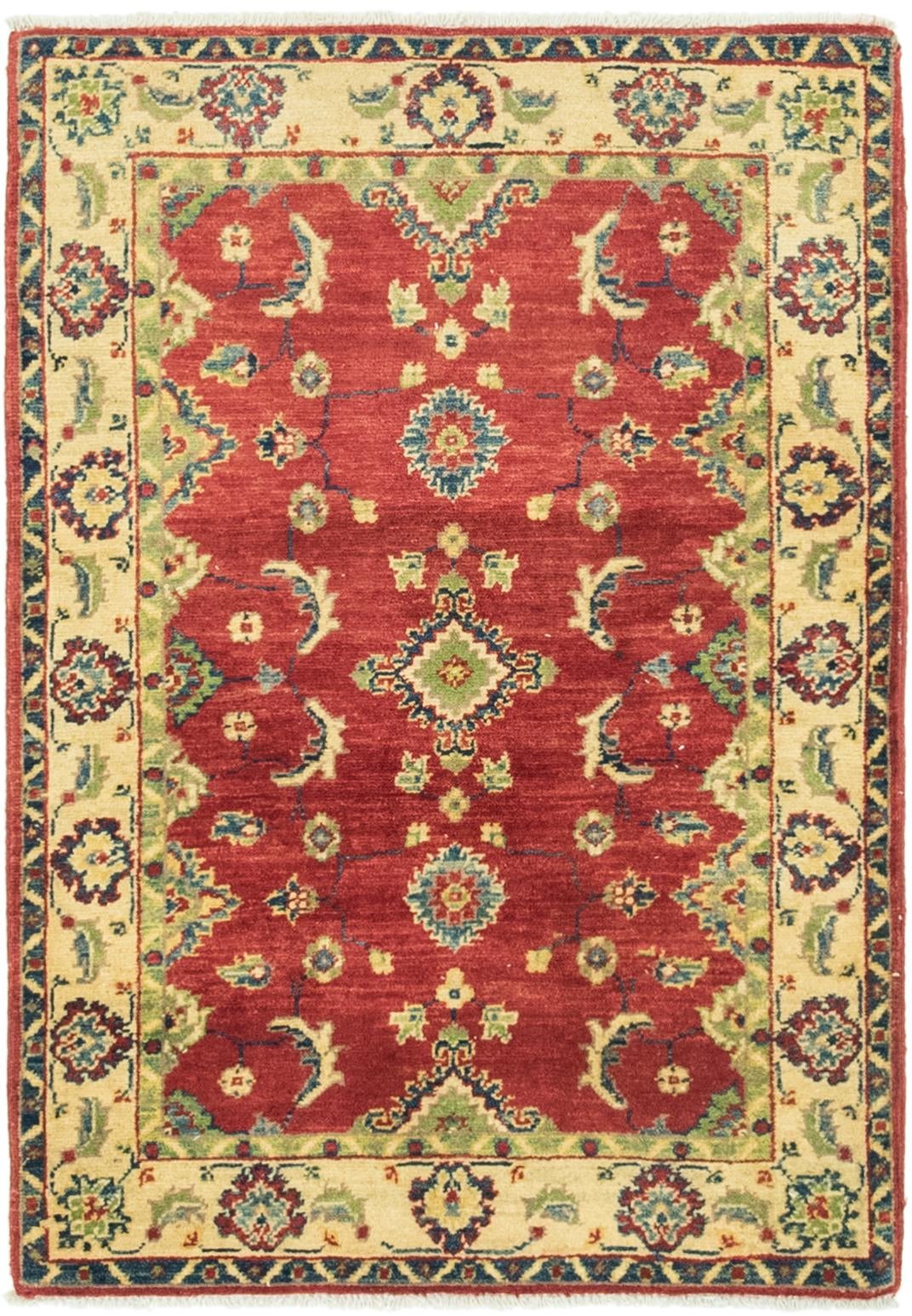 2' 9 x 4' Hand Knotted Kazak Rug