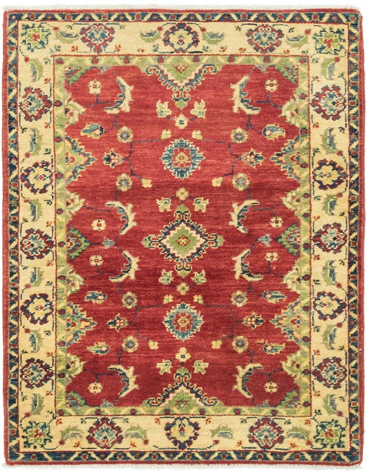 Detail image of 2' 9 x 4' Hand Knotted Kazak Rug
