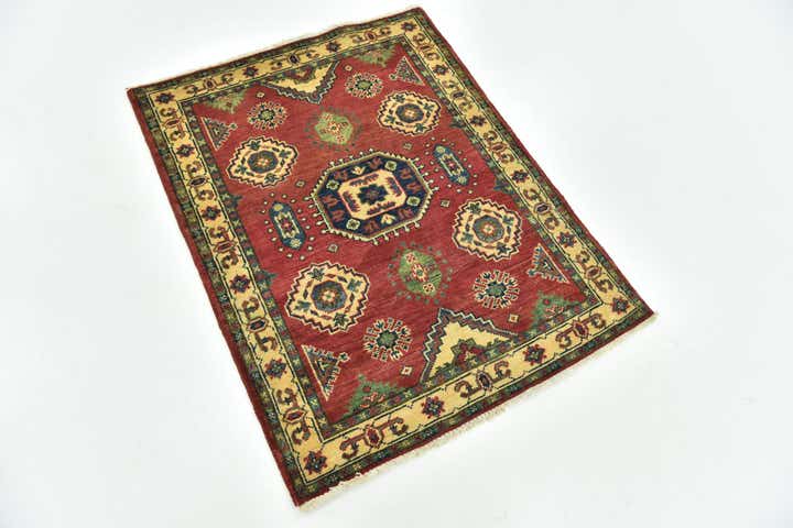 3' x 3' 9 Hand Knotted Kazak Rug