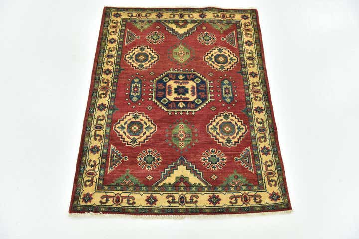 3' x 3' 9 Hand Knotted Kazak Rug