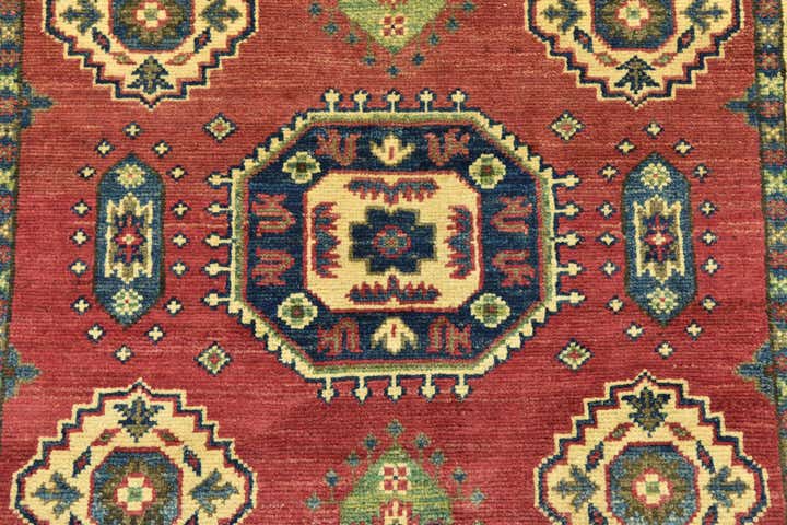 3' x 3' 9 Hand Knotted Kazak Rug