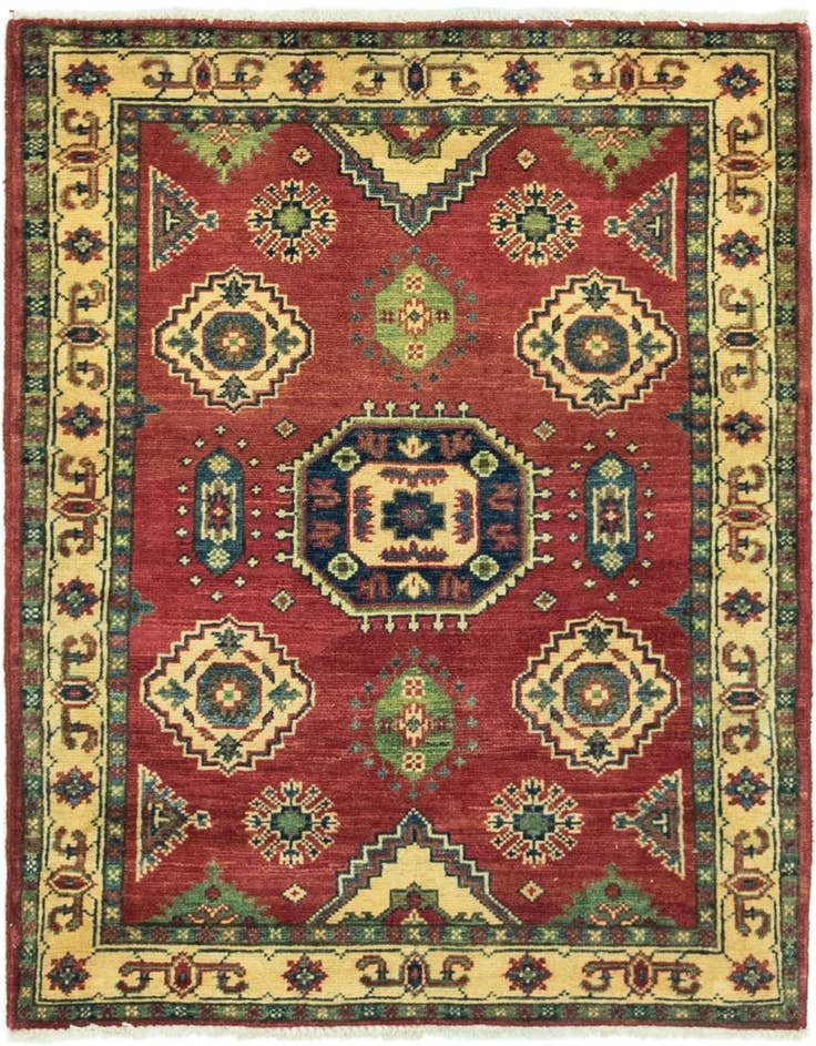 Detail image of 3' x 3' 9 Hand Knotted Kazak Rug