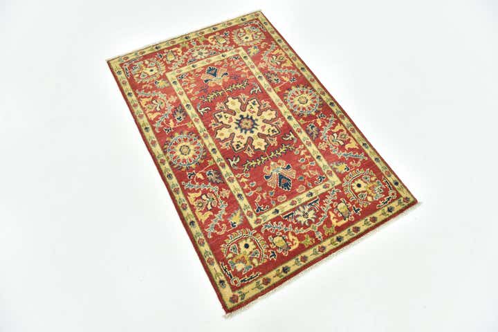 2' 8 x 4' Hand Knotted Kazak Rug