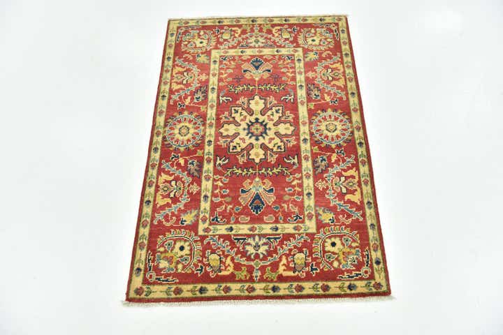 2' 8 x 4' Hand Knotted Kazak Rug