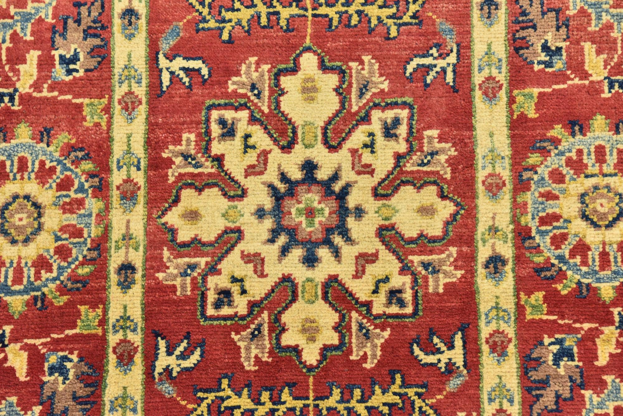 2' 8 x 4' Hand Knotted Kazak Rug