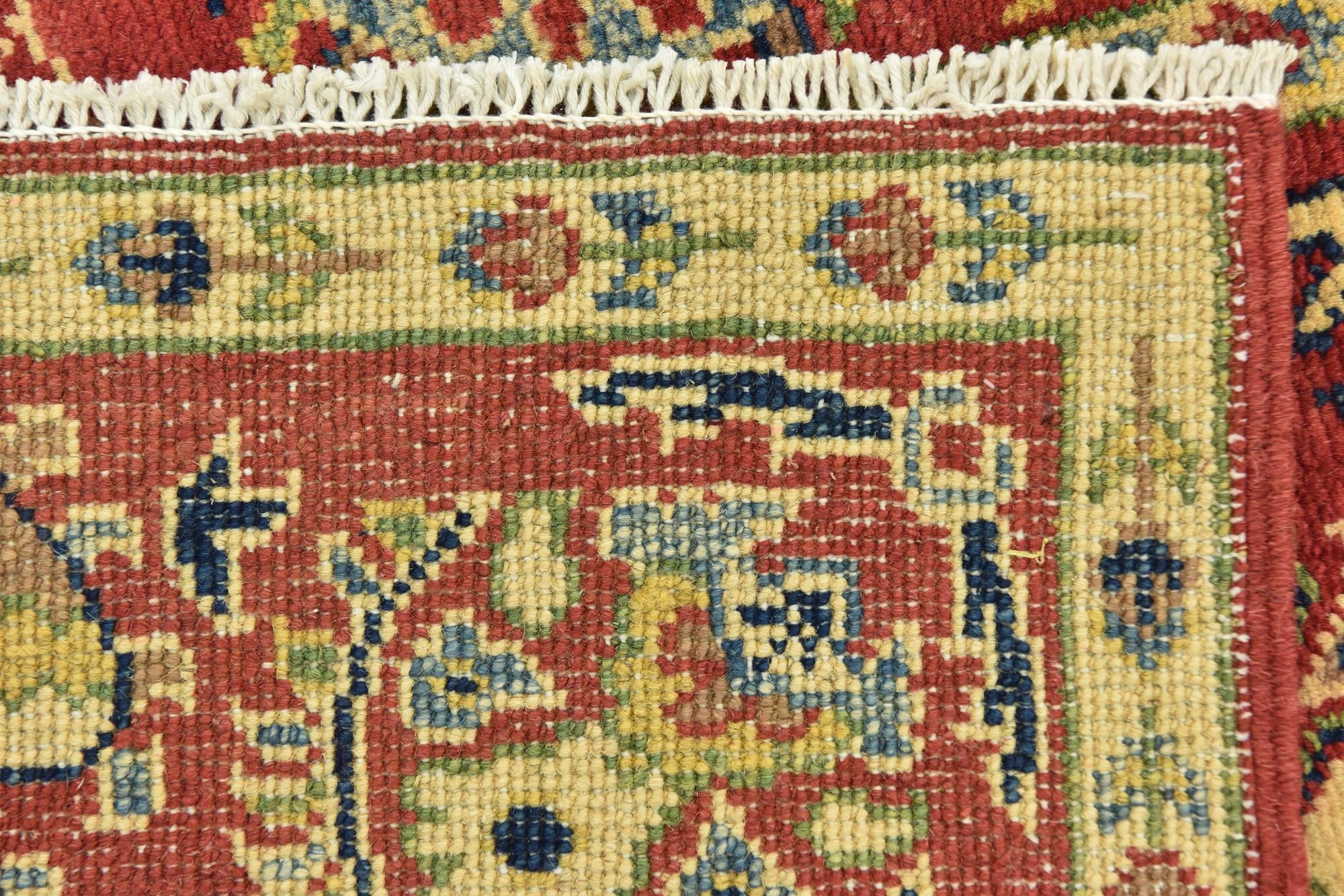 2' 8 x 4' Hand Knotted Kazak Rug
