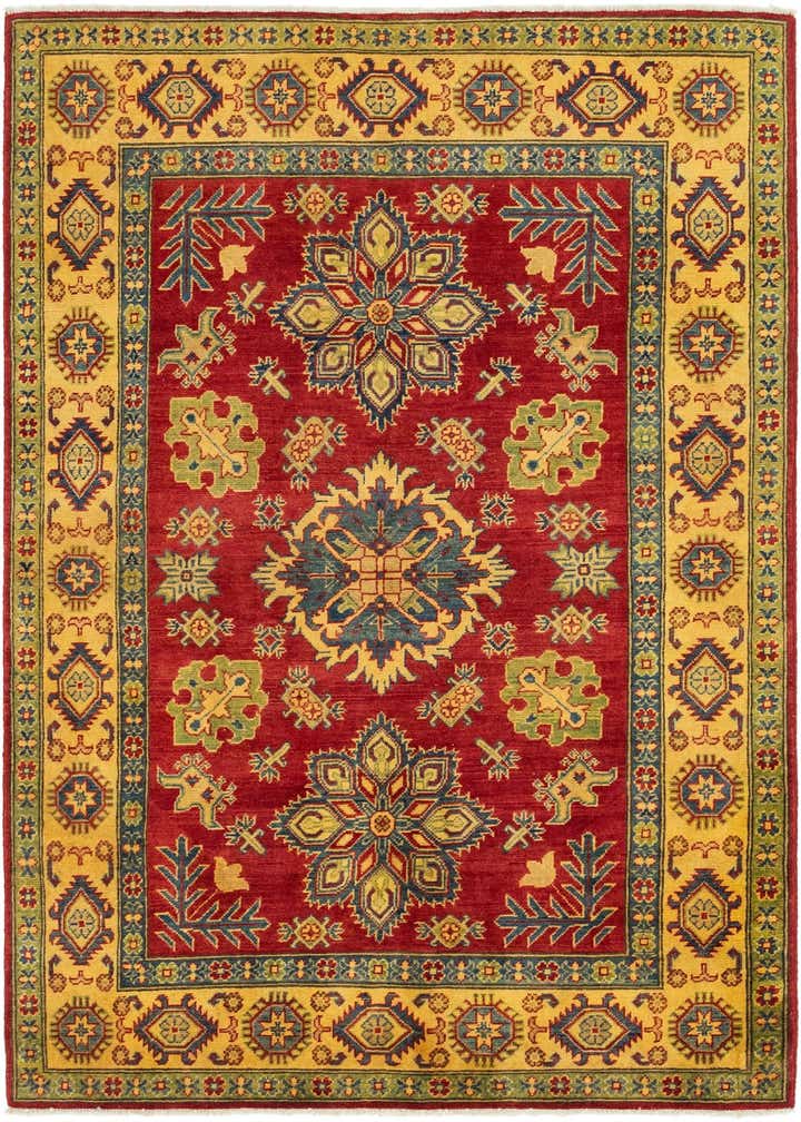 4' 10 x 6' 10 Hand Knotted Kazak Rug
