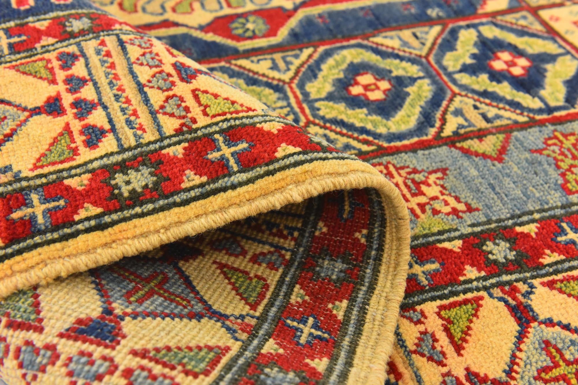 5' 2 x 6' 7 Hand Knotted Kazak Rug