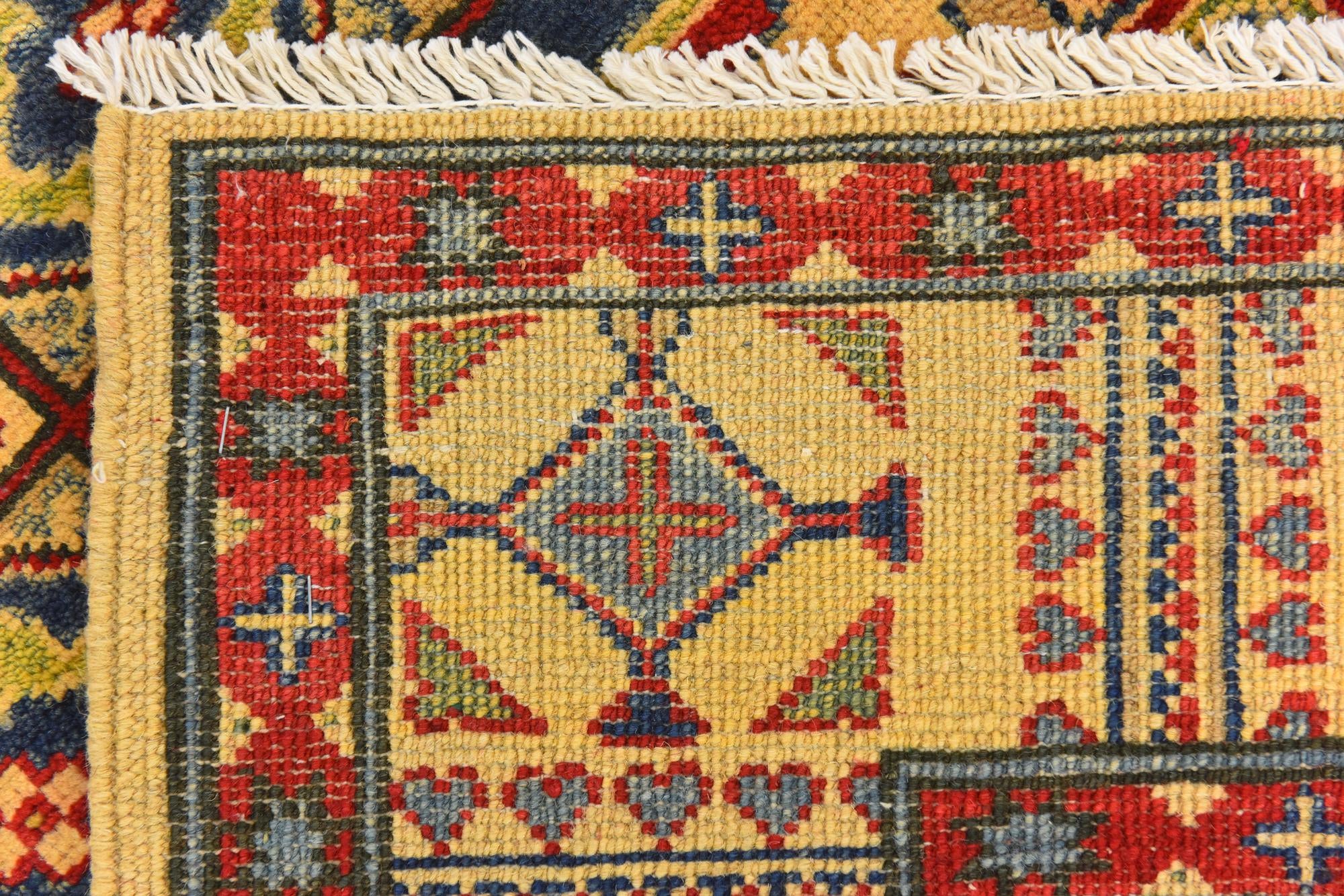 5' 2 x 6' 7 Hand Knotted Kazak Rug