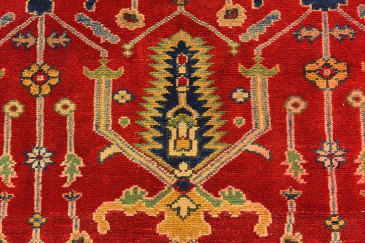 Detail image of 5' x 6' 6 Hand Knotted Kazak Rug