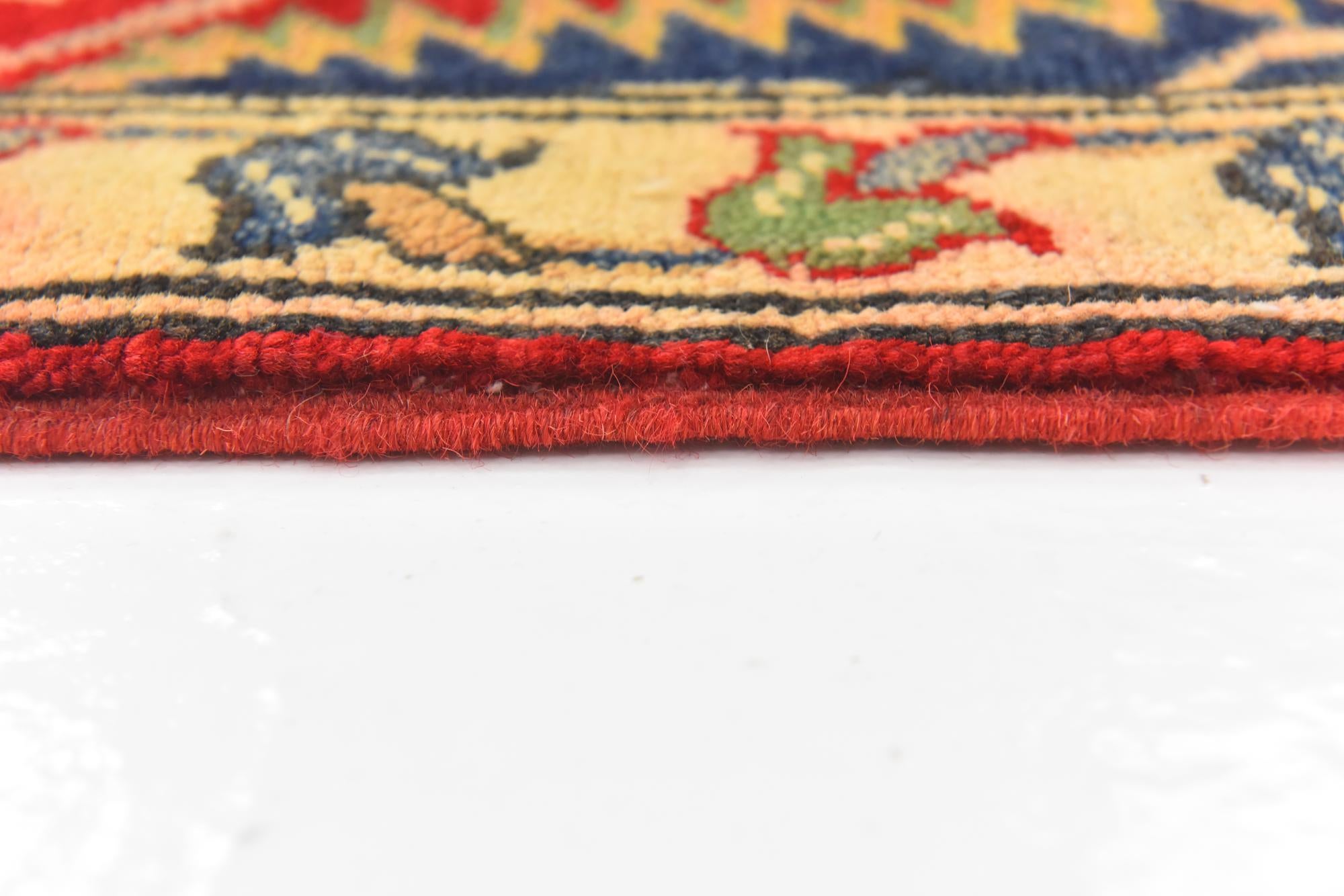 5' x 6' 6 Hand Knotted Kazak Rug