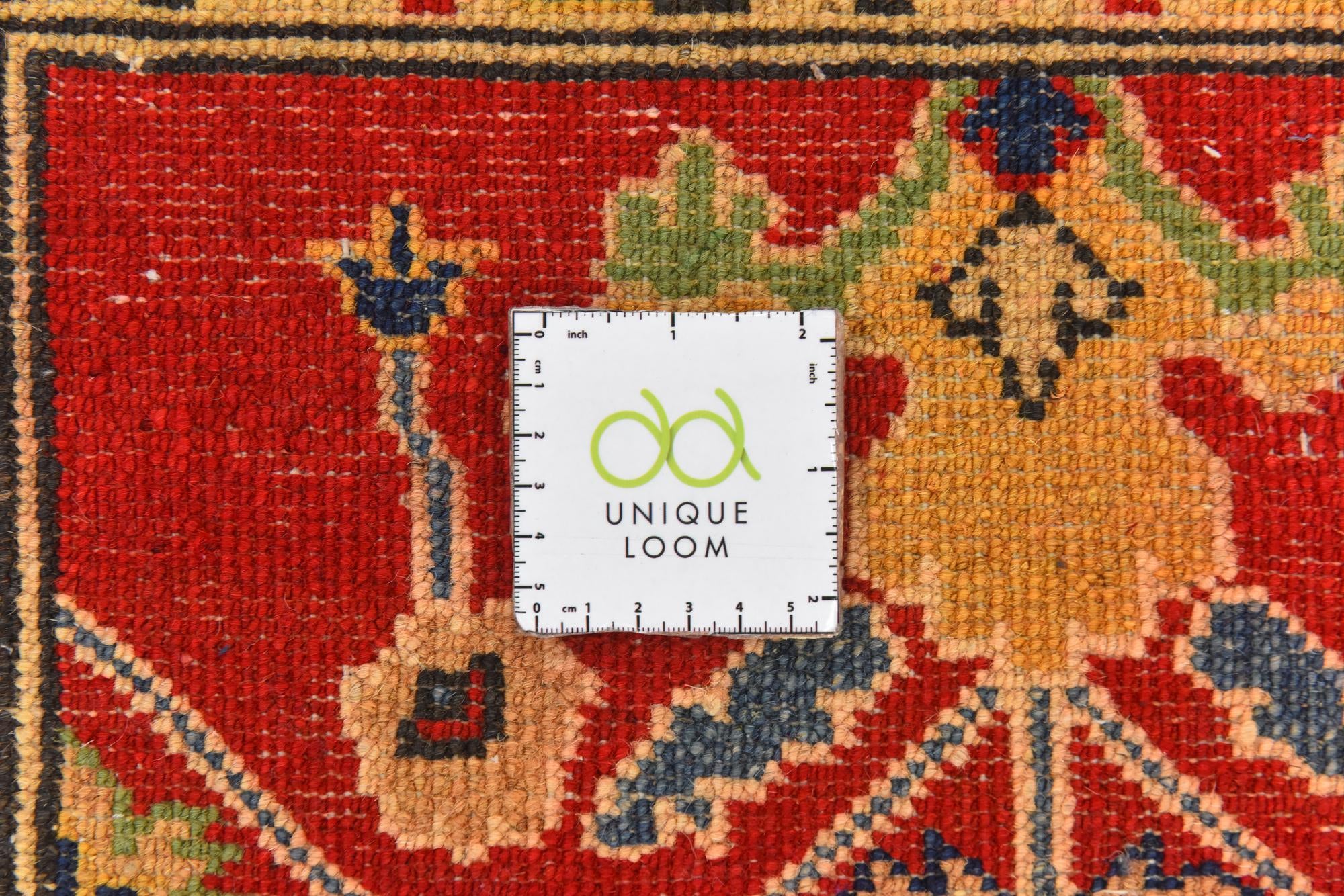 5' x 6' 6 Hand Knotted Kazak Rug