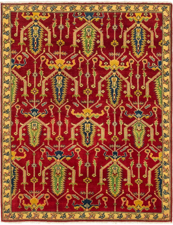 Detail image of 5' x 6' 6 Hand Knotted Kazak Rug