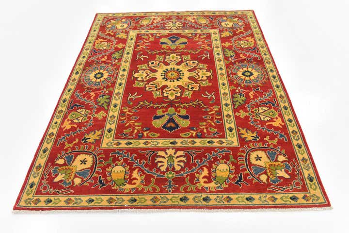 5' 2 x 6' 9 Hand Knotted Kazak Rug
