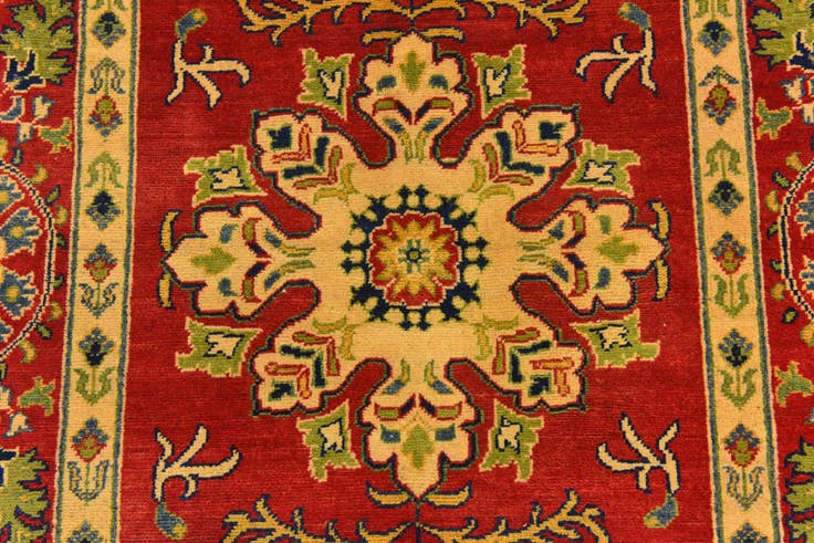 Detail image of 5' 2 x 6' 9 Hand Knotted Kazak Rug