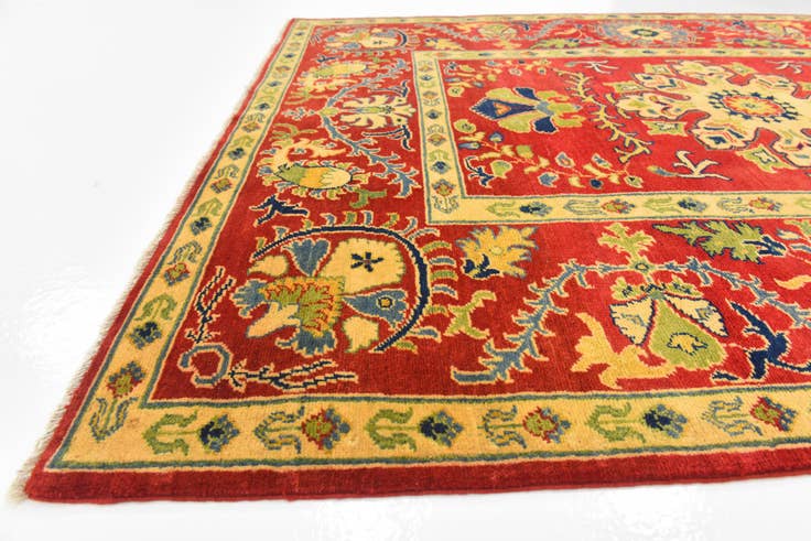 Detail image of 5' 2 x 6' 9 Hand Knotted Kazak Rug