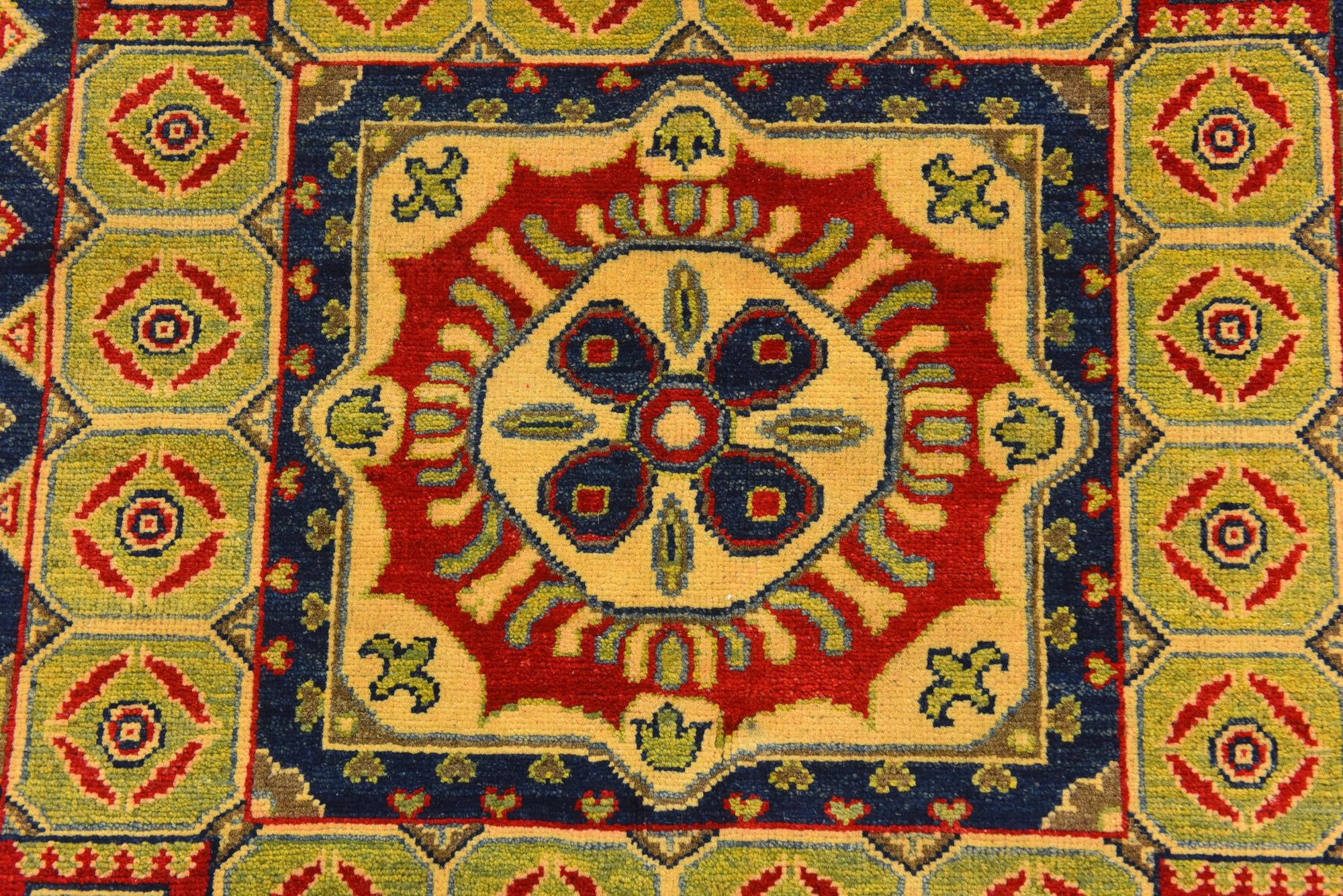 5' x 6' 8 Hand Knotted Kazak Rug