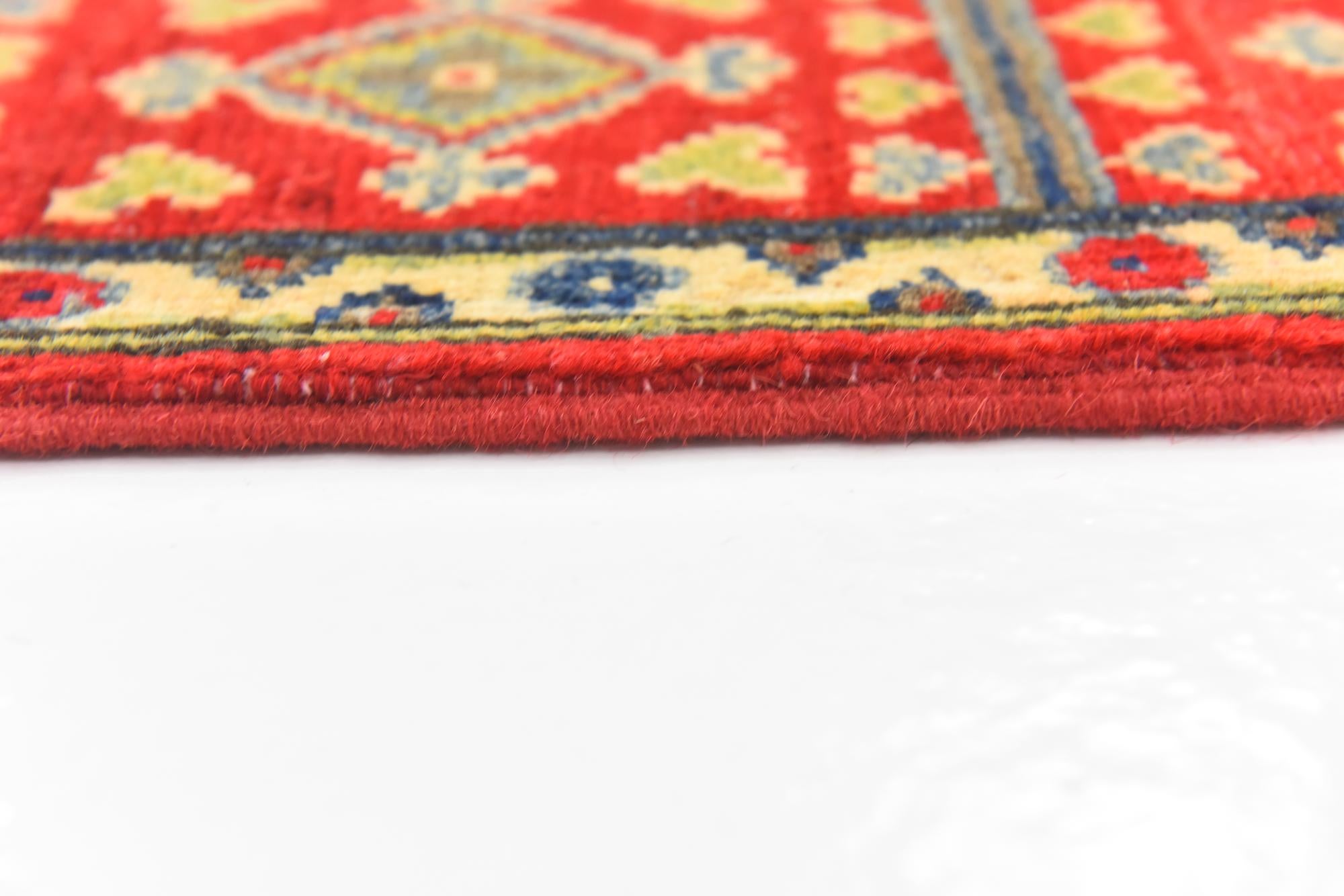 5' x 6' 8 Hand Knotted Kazak Rug