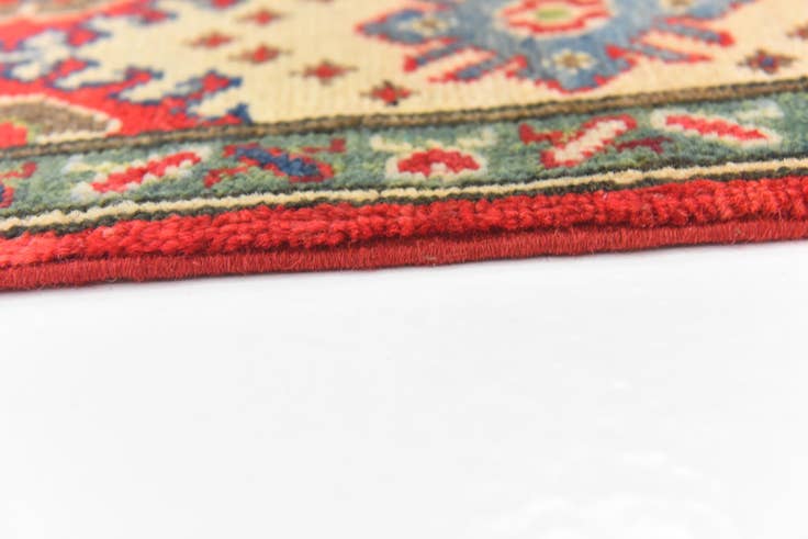 Detail image of 4' x 6' 2 Hand Knotted Kazak Rug