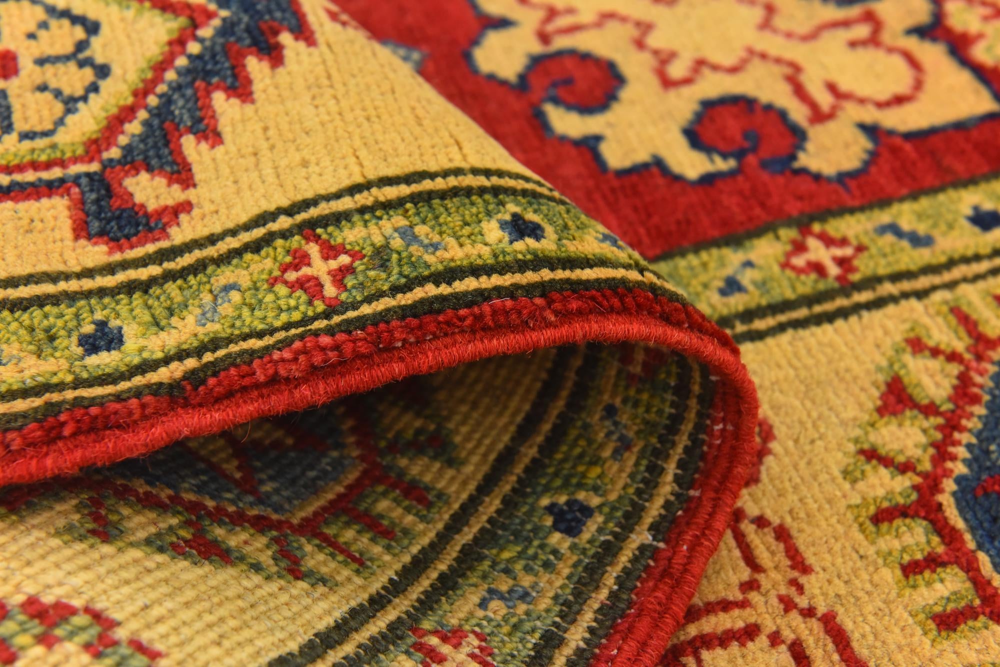 4' 2 x 5' 9 Hand Knotted Kazak Rug