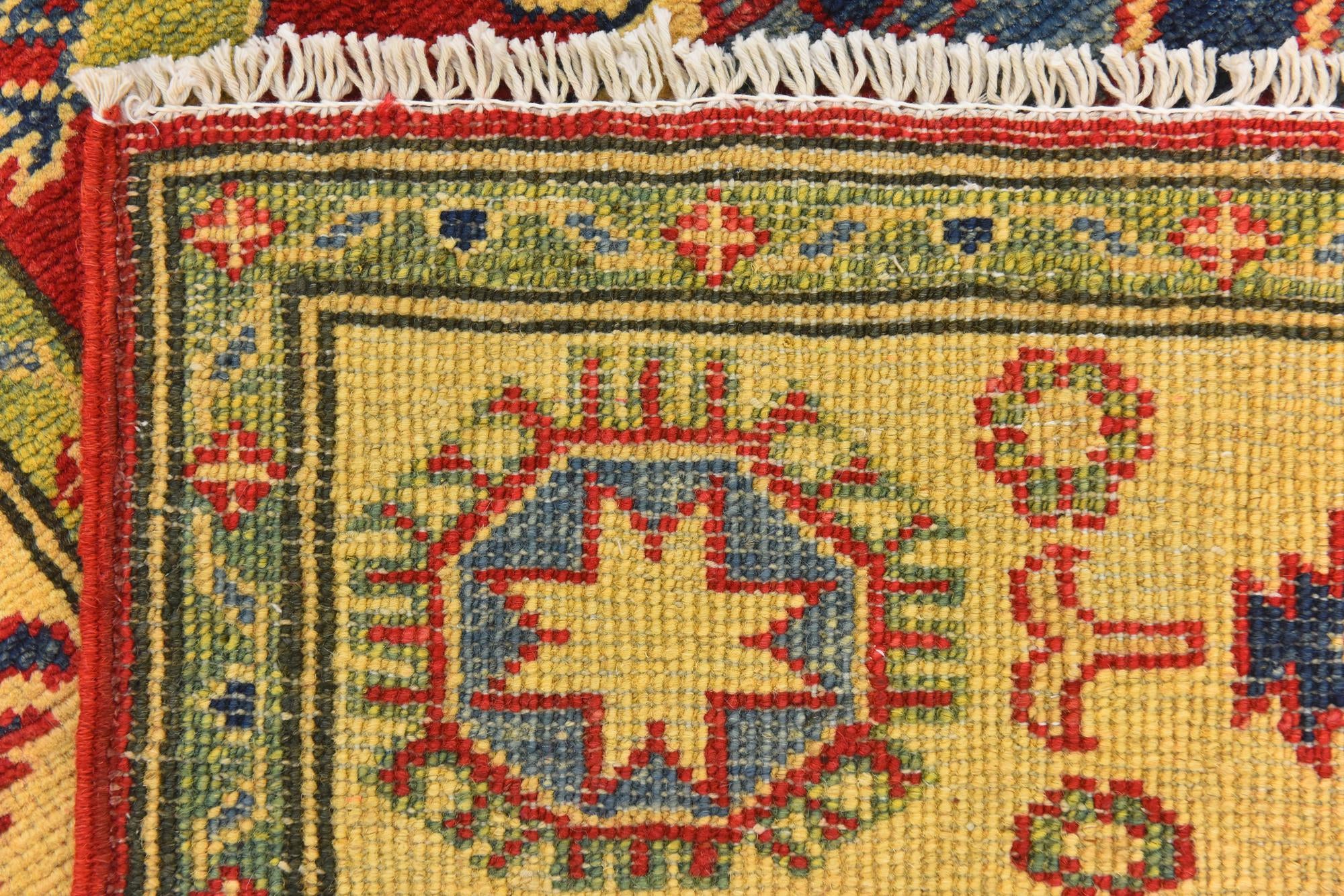 4' 2 x 5' 9 Hand Knotted Kazak Rug