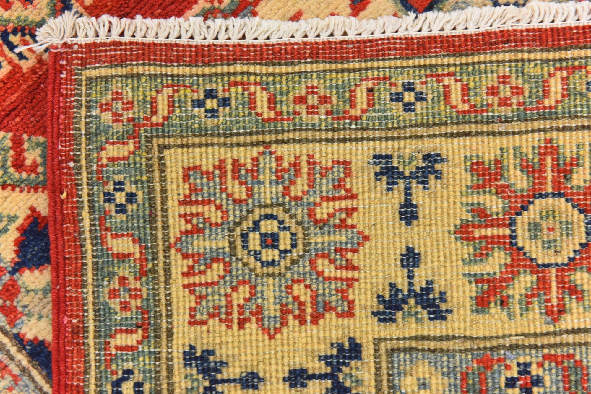3' 10 x 6' 3 Hand Knotted Kazak Rug
