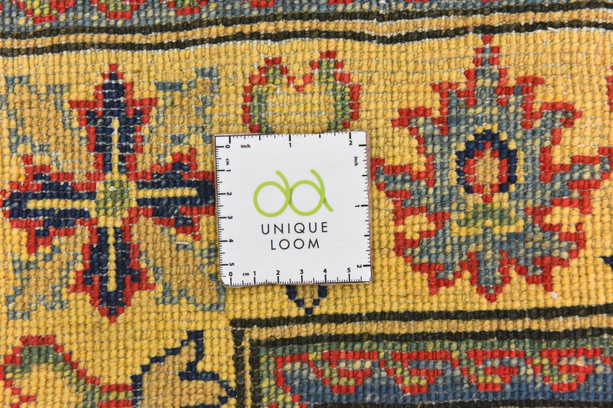 4' x 6' 2 Hand Knotted Kazak Rug