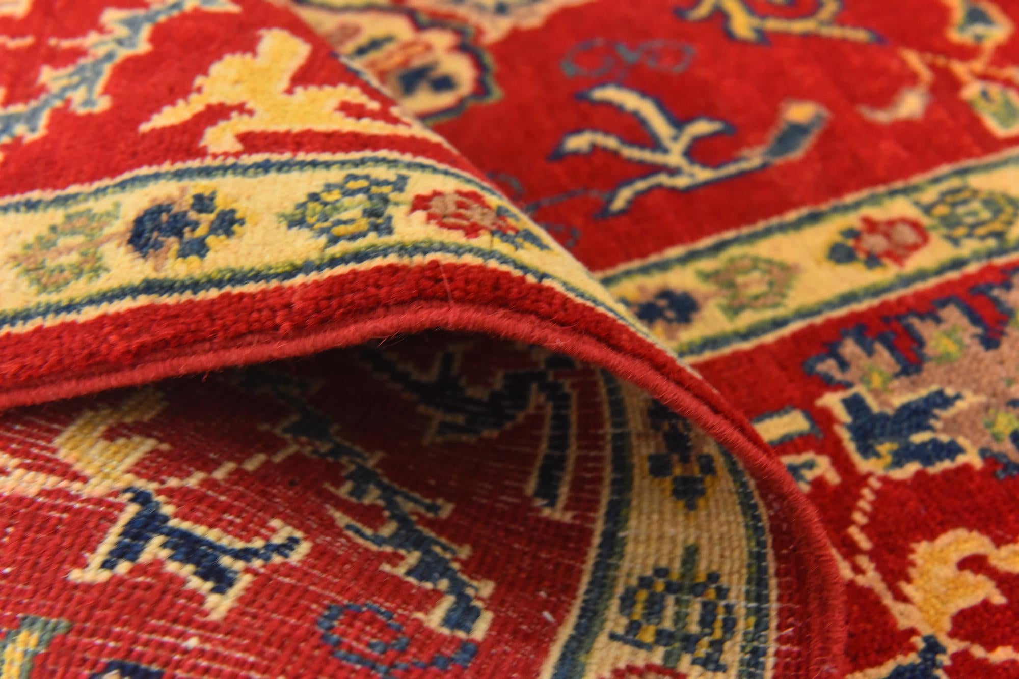 4' x 5' 10 Hand Knotted Kazak Rug