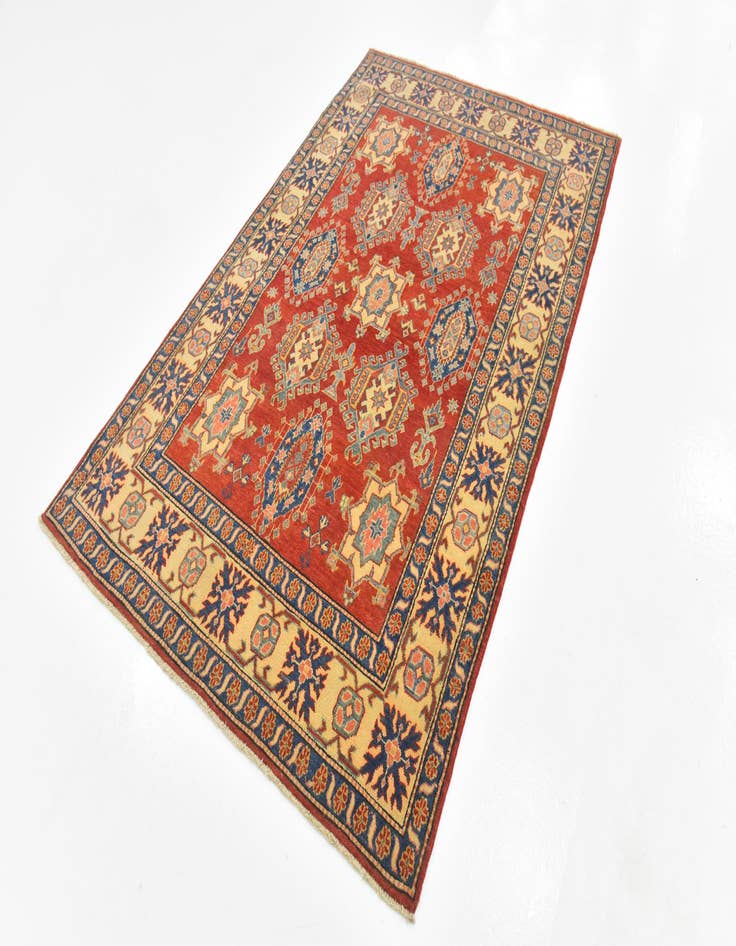 Detail image of 4' 10 x 7' 4  Hand Knotted Kazak Rug