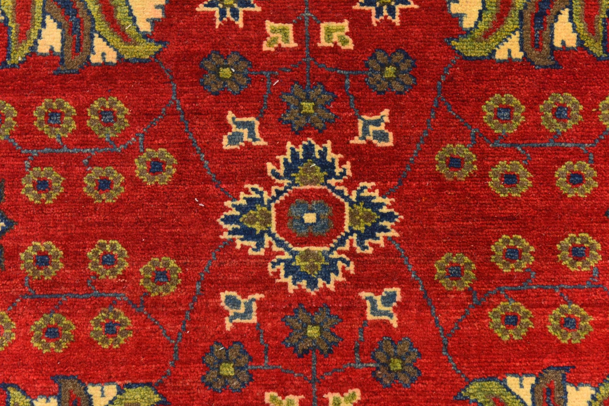 5' x 6' 7 Hand Knotted Kazak Rug