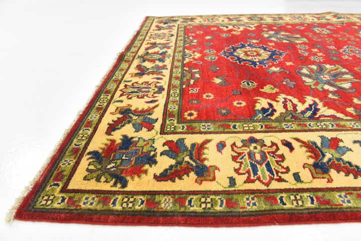 5' x 6' 7 Hand Knotted Kazak Rug