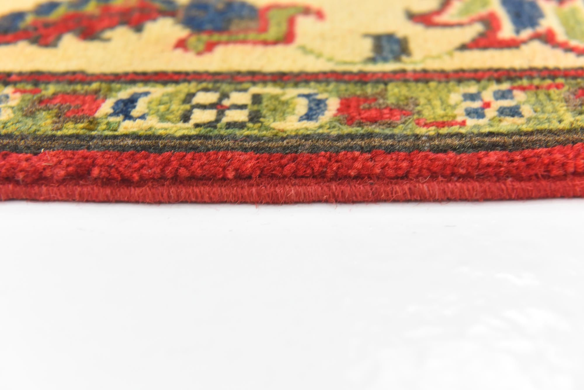 5' x 6' 7 Hand Knotted Kazak Rug