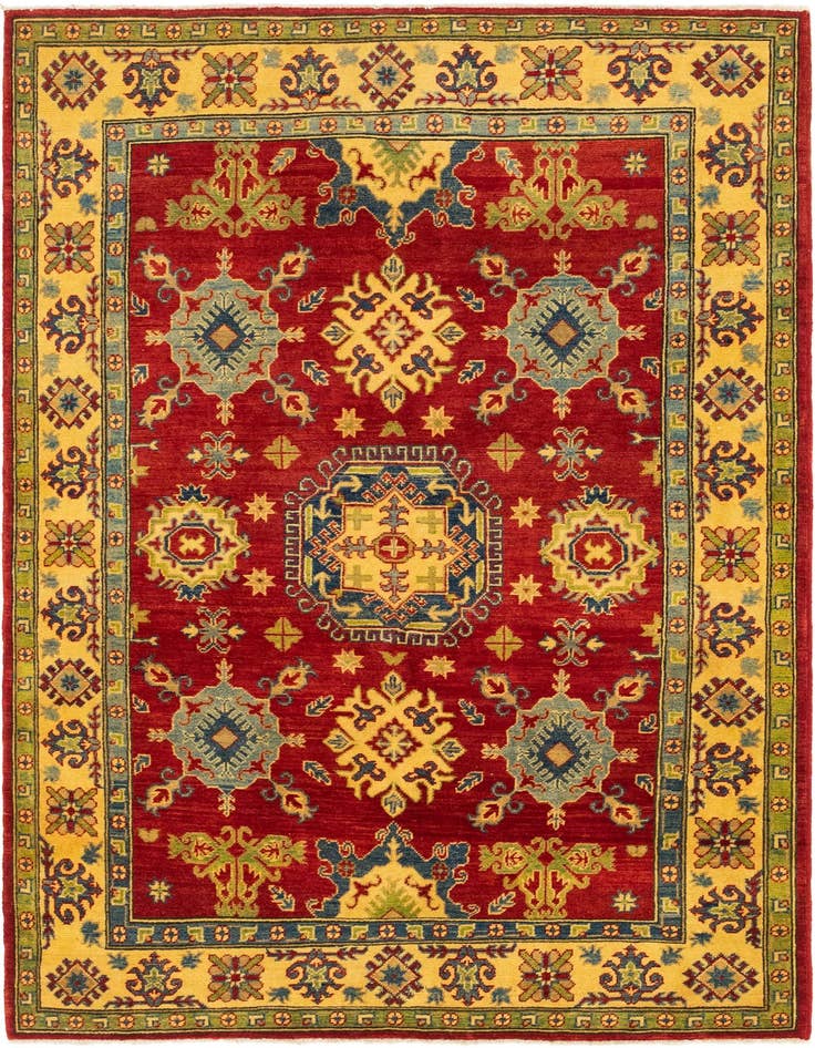 Detail image of 5' x 7' 2 Hand Knotted Kazak Rug