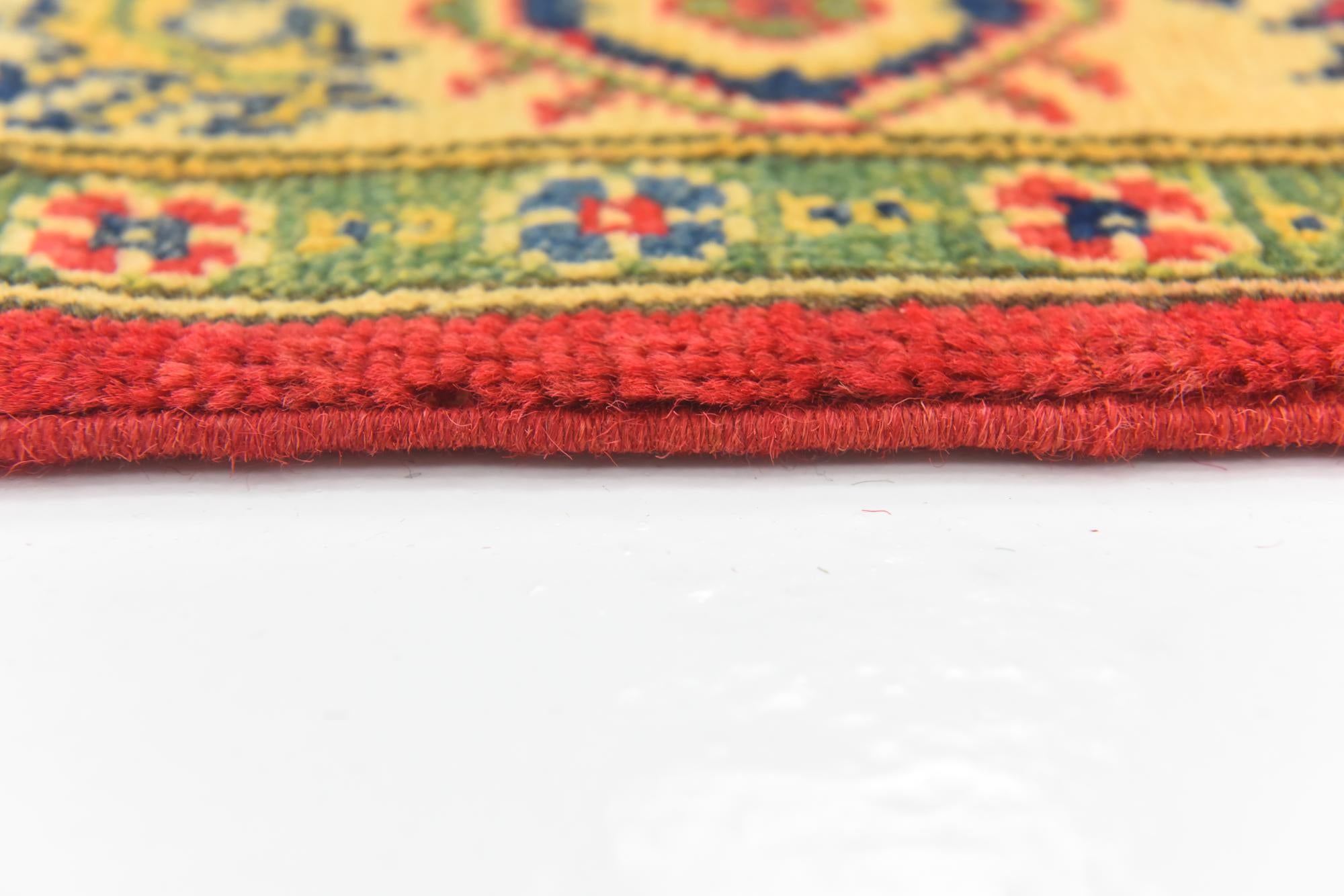 4' x 5' 7 Hand Knotted Kazak Rug
