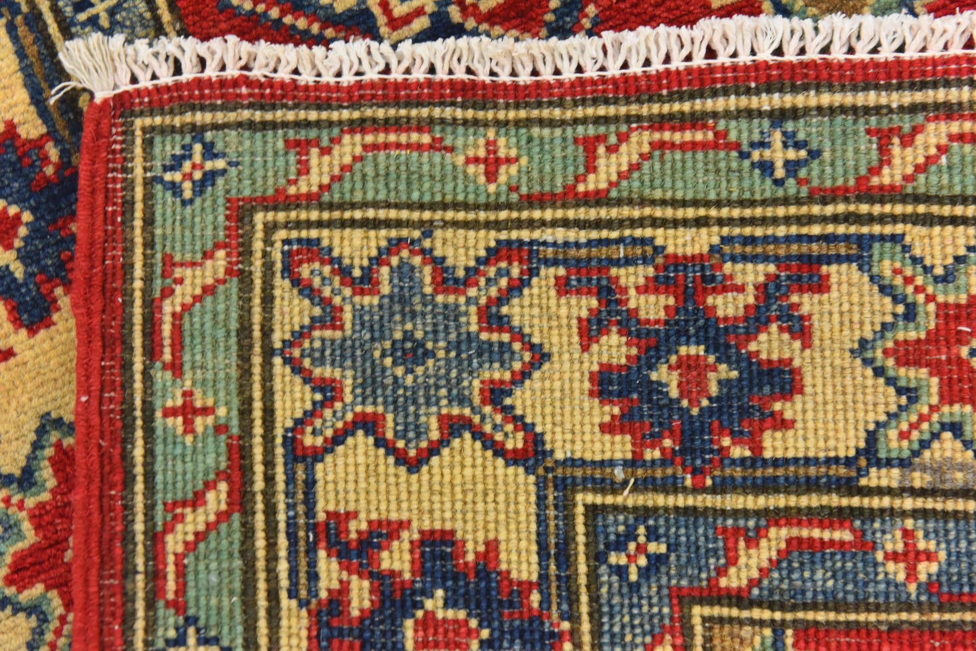 3' 3 x 5' Hand Knotted Kazak Rug