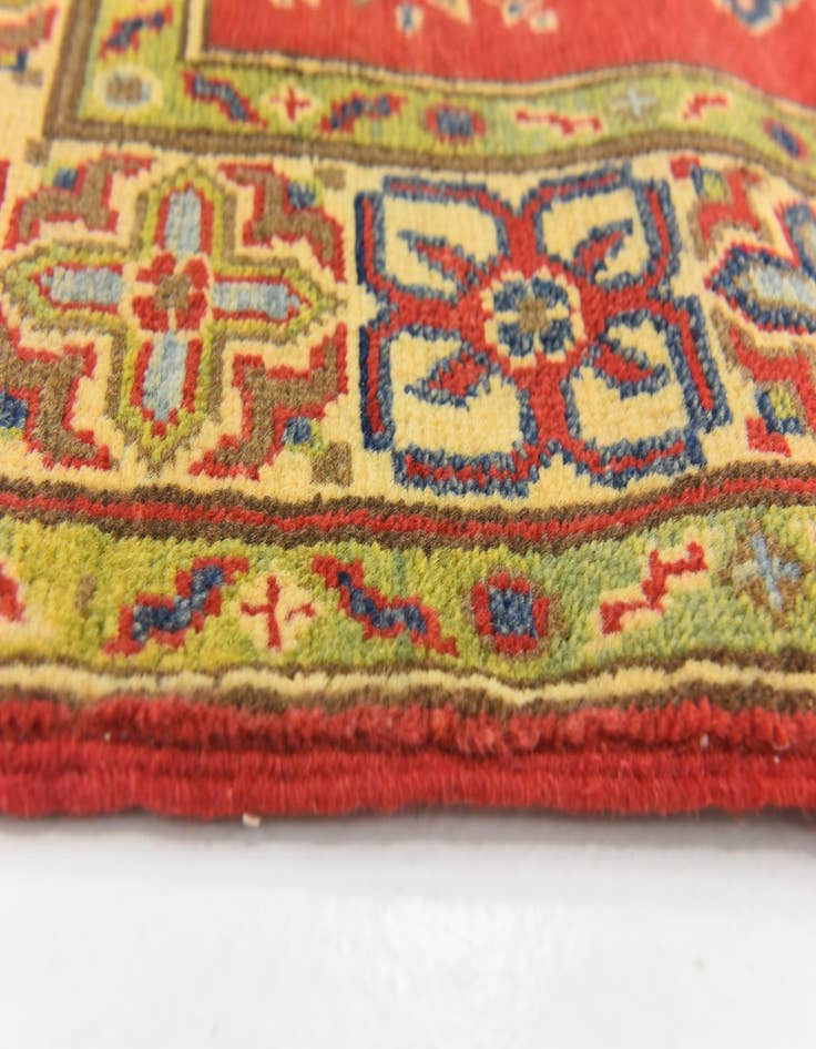 Detail image of 4' 1 x 6'  Hand Knotted Kazak Rug