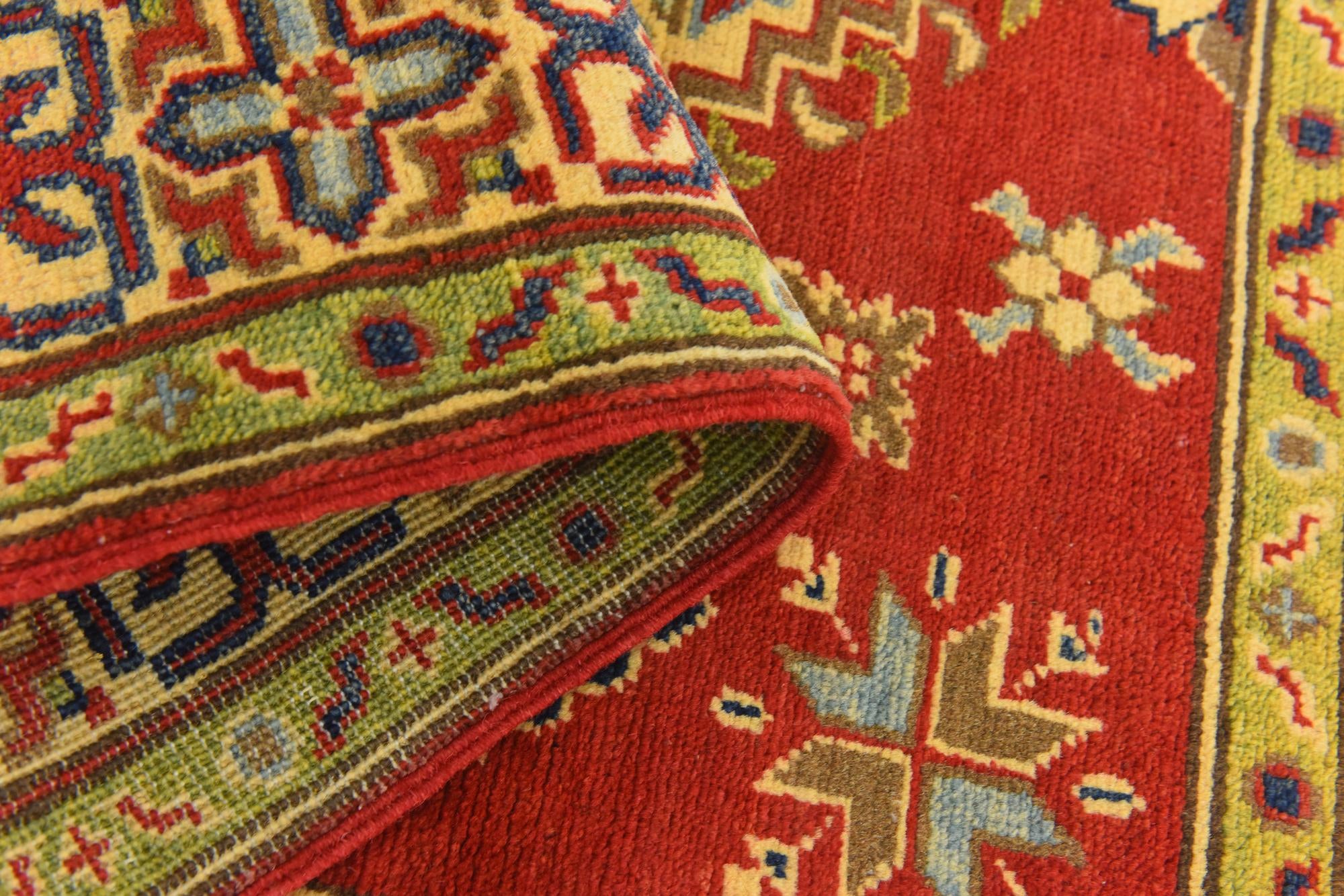 4' 1 x 6' Hand Knotted Kazak Rug