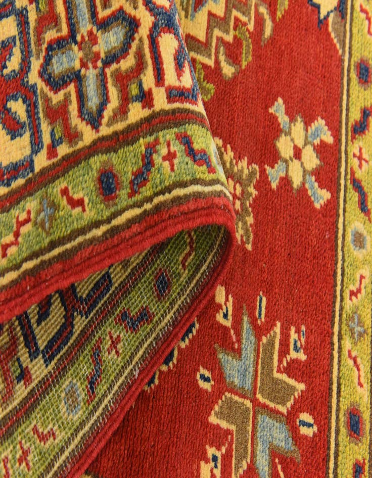 Detail image of 4' 1 x 6'  Hand Knotted Kazak Rug