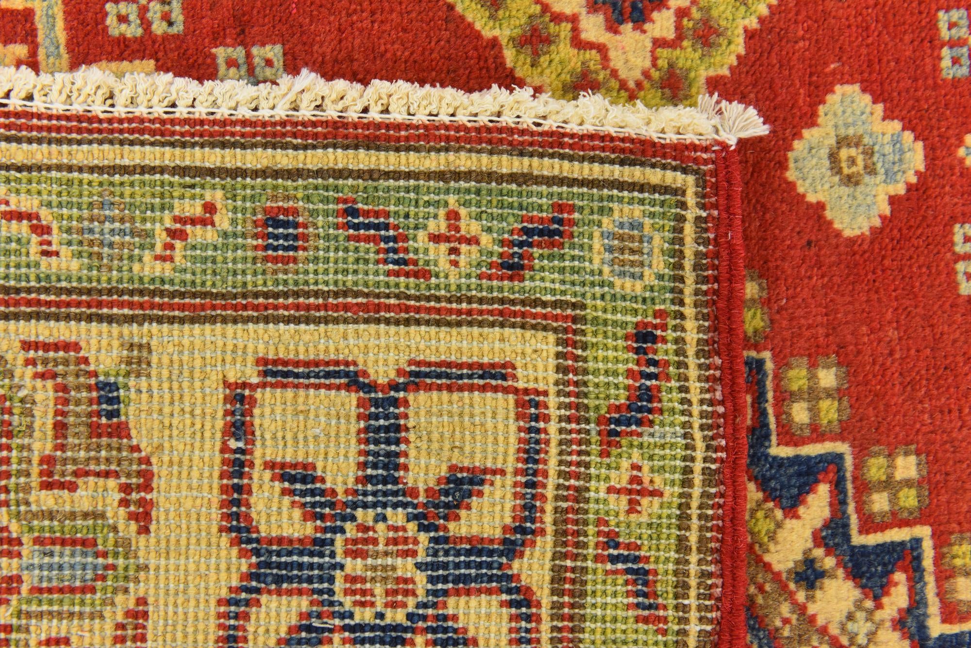 4' 1 x 6' Hand Knotted Kazak Rug