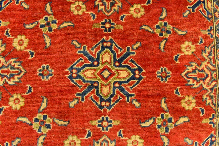 Detail image of 3' 5 x 5' 1 Hand Knotted Kazak Rug